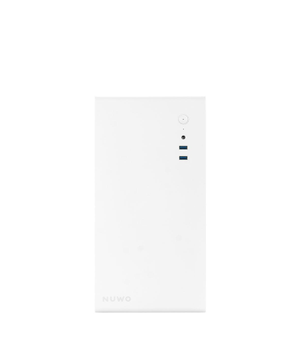 NUWO CASE OFFICE M-ATX EGUERA A103 0.60MM SPCC USB3.0 80MM FRONT METAL SIDE METAL BIANCO